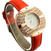 Decor Crystal Fashion Leather Belt Watch