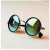 Fashion Retro Roundness Colours Sunglasses