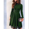 Long Sleeve Casual Ladies Office Fashion Dress