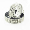 Unique Rivet Decorative Fashion Leather Belt