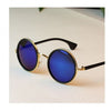 Fashion Retro Roundness Colours Sunglasses