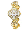 Stainless Steel Strap Rhinestone Wristwatch