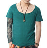 V Neck Cotton T-Shirts Retro Brand Tshirt