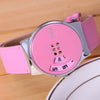 Quartz Clock Leather Strap Women Watches