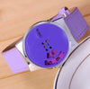 Quartz Clock Leather Strap Women Watches