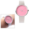 Unique Simple Round Dial Woman Watch