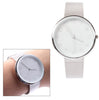 Unique Simple Round Dial Woman Watch
